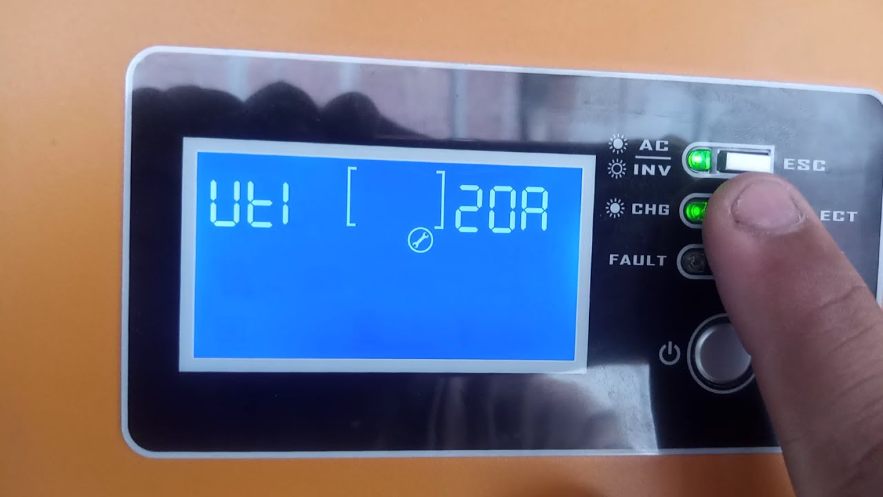 All Setting of solar inverter MAX POWER     SG-2424