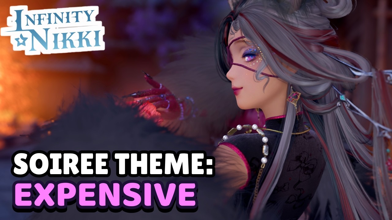 [DROPS] 2.2 Soiree Theme: Black&White or Fancy 🏮 MoonSugarGrammies 🖤 #infinitynikki