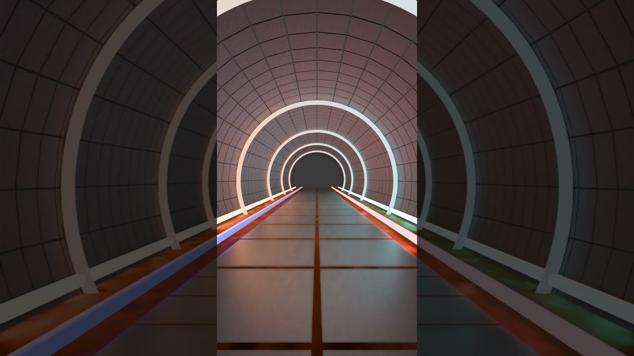 sci fi tunnal #blender3dmodel #3danimation #blender3dmodelling #blender #3dcar #3ddesign  #3ddesign