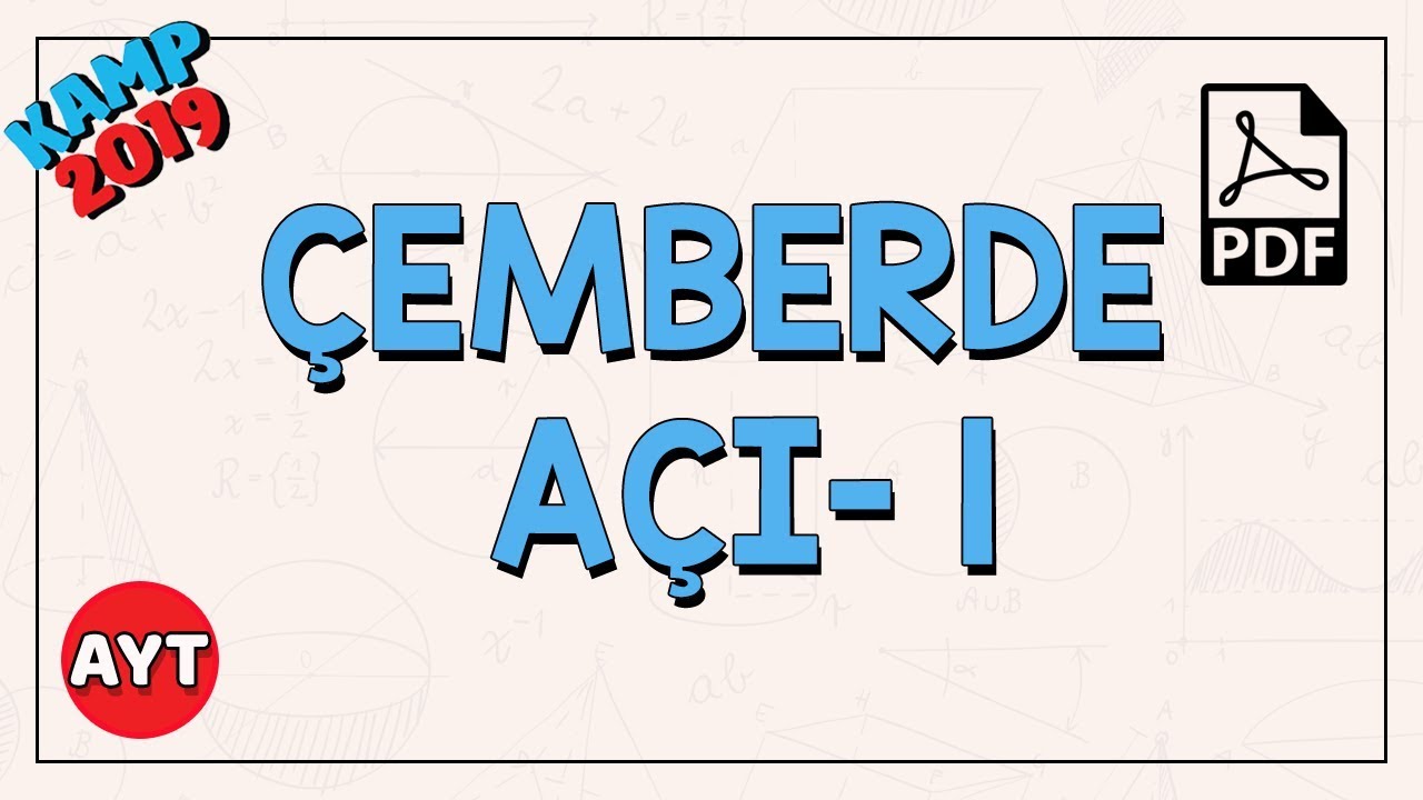 Çemberde Açı -1| AYT Geometri