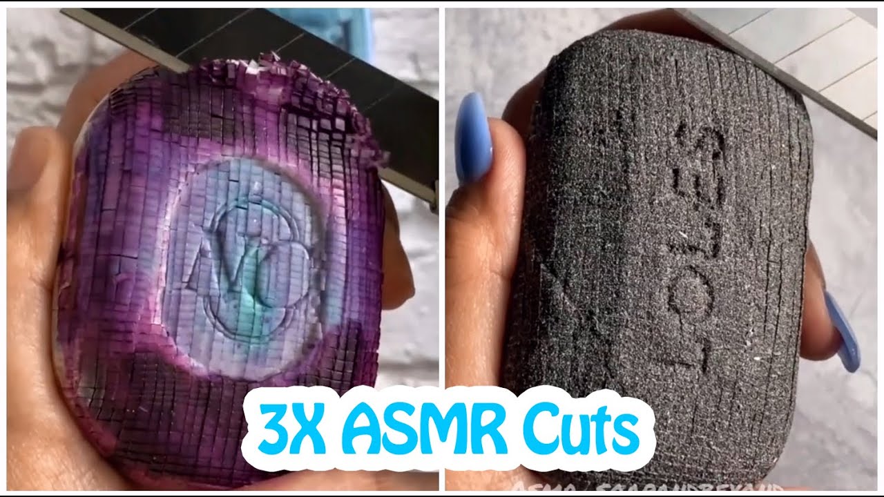 3X Speed Satisfying Soap Cutting ASMR