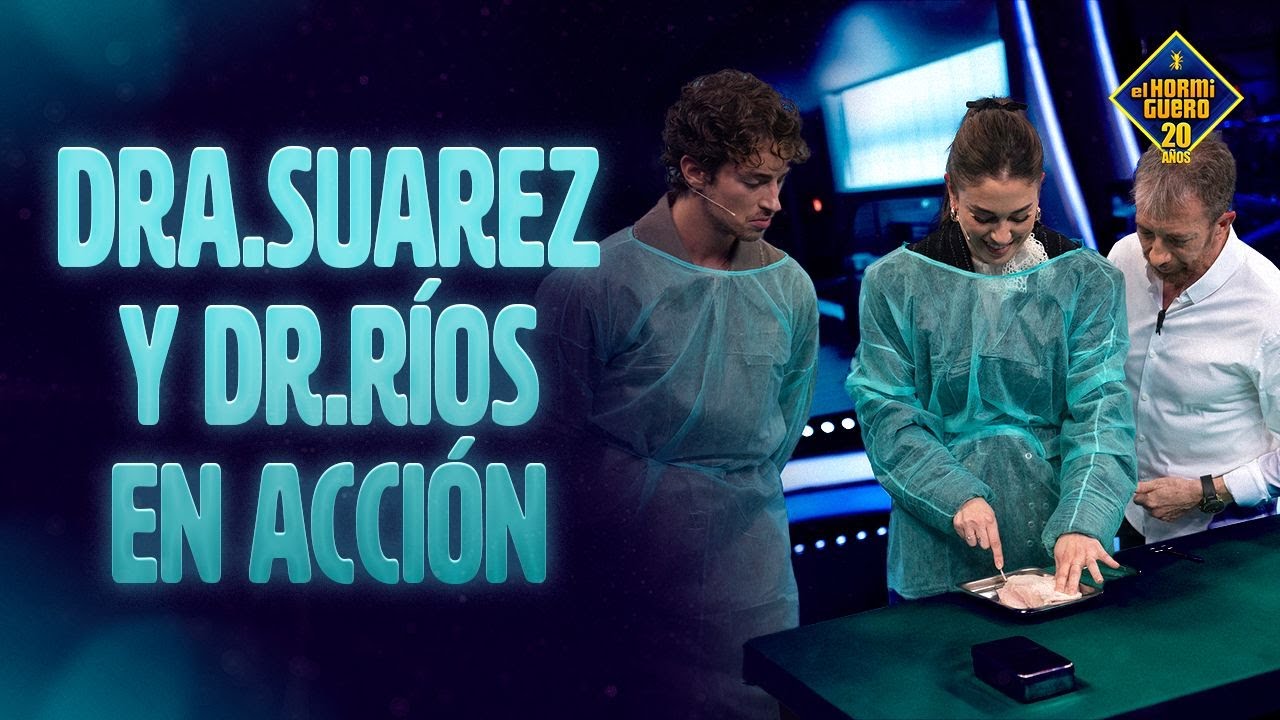 Blanca Suárez y Manu Ríos se convierten en cirujanos en directo - El Hormiguero