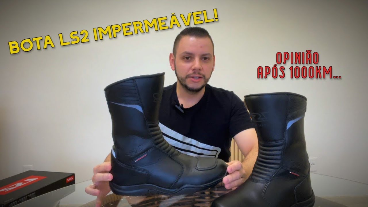 REVIEW BOTA LS2 URANO WP 100% IMPERMEÁVEL! OPINIÃO APÓS 1000KM RODADOS...