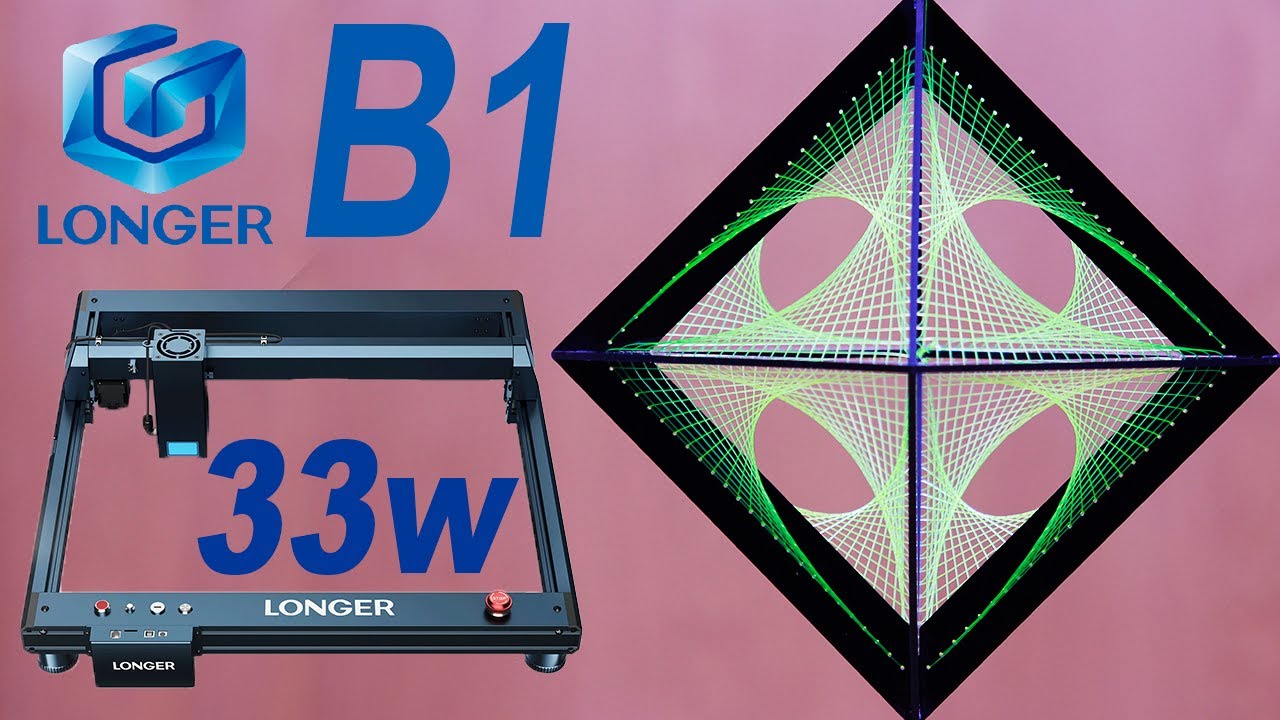 Proyectos CREATIVOS con Laser. LONGER B1 33W!