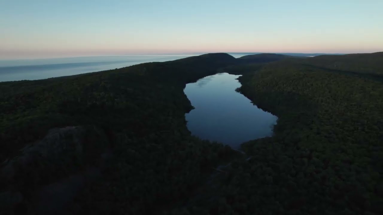 Lake of the Clouds, Michigan (Drone 4k)