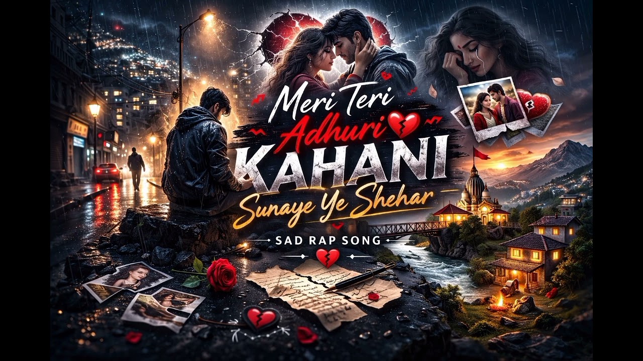 Sad Rap – “Meri Teri Kahaniyan Sunaye Ye Shehar”|2026 sad rap song|||