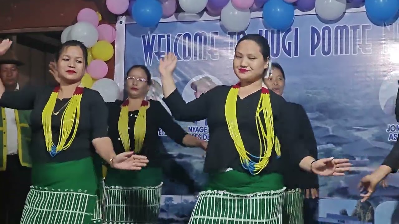 New year celebration at kugi pomte village 2026 #Group dance Presented by Kugi pomte women party 