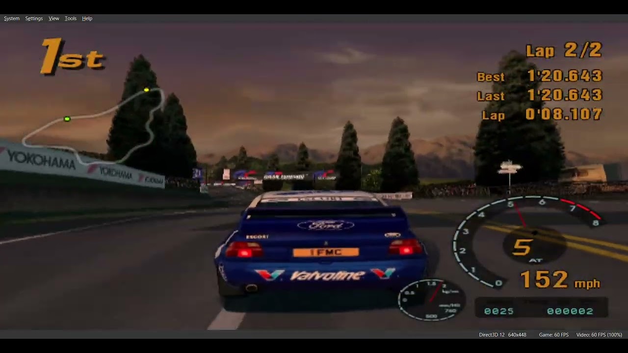 Gran Turismo 3 A-Spec PS2 Smokey Mountain Canyon