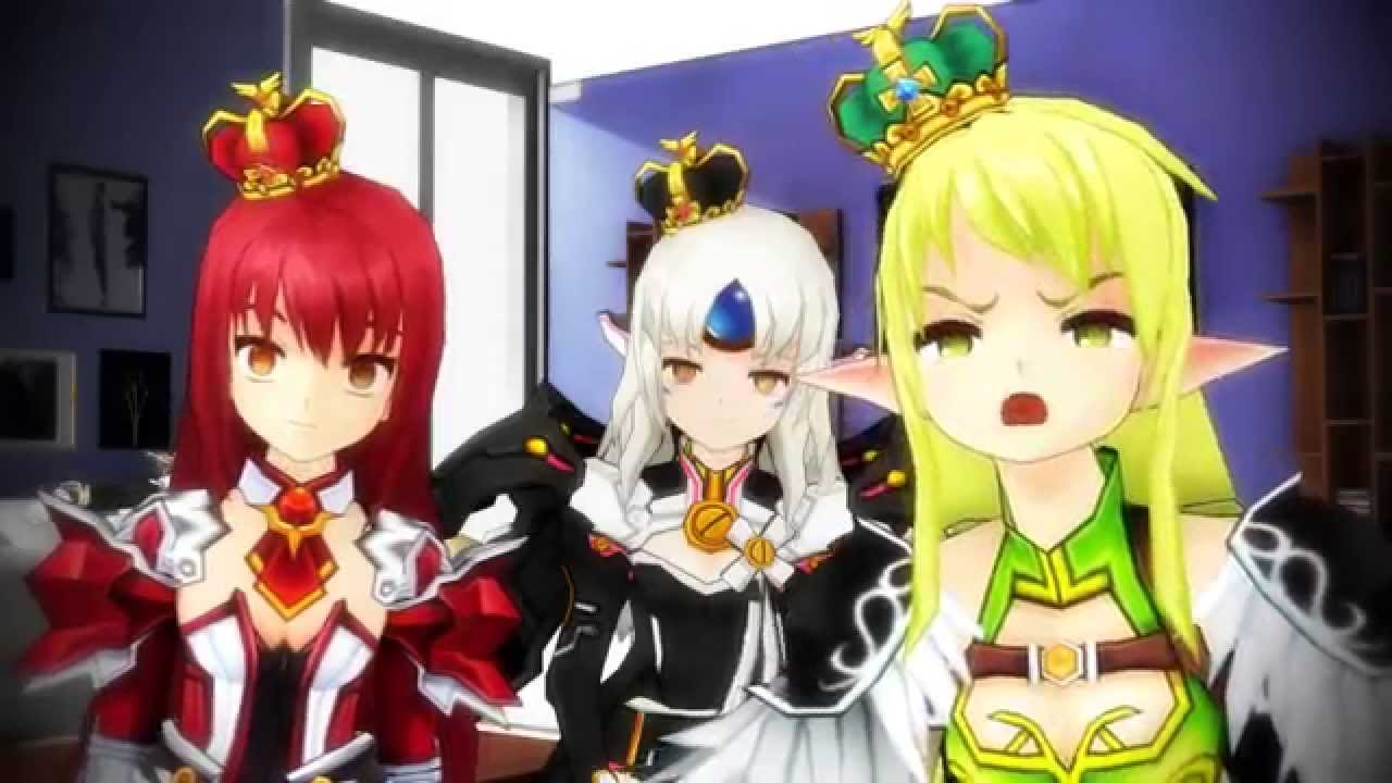 [MMD Elsword] 3v3 Battle (Superbass, Everybody)