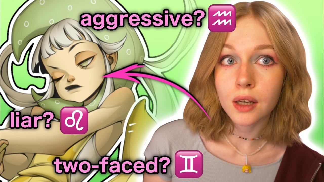 Drawing ZODIAC SIGNS as Villains 😈