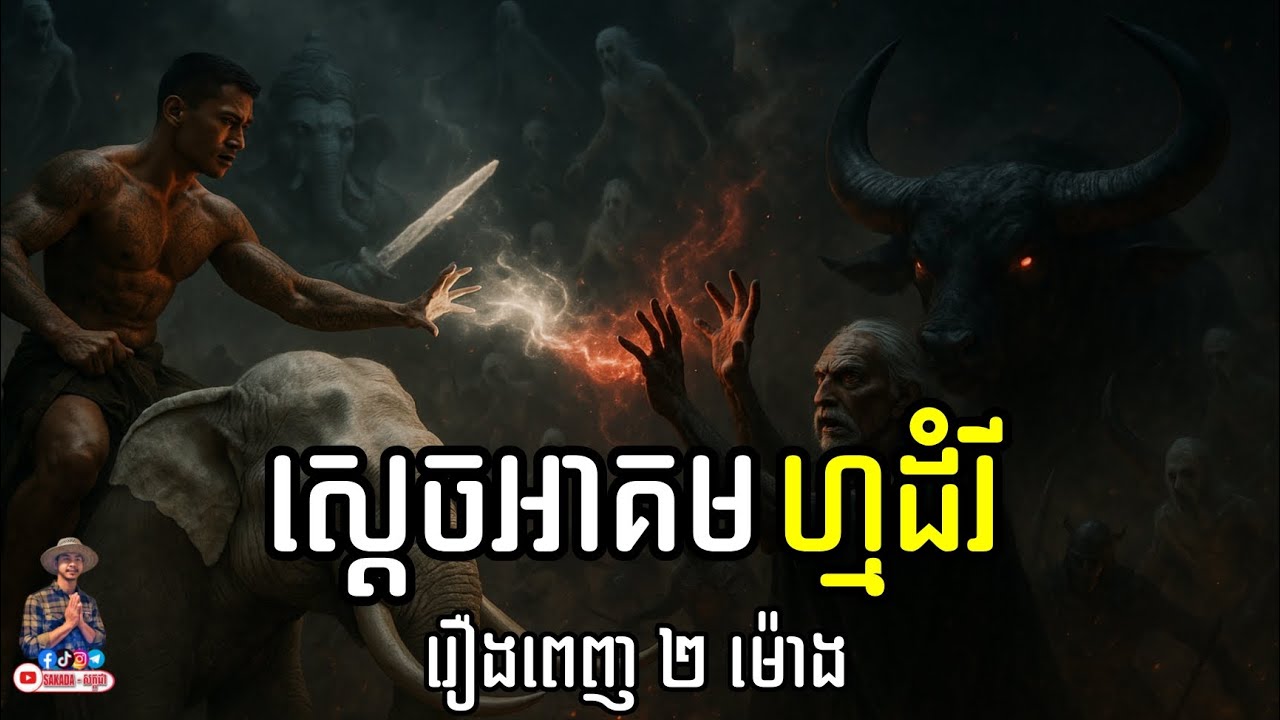 រឿង ស្ដេចអាគមហ្មដំរី [រឿងពេញ ២ម៉ោង] | សក្កដា