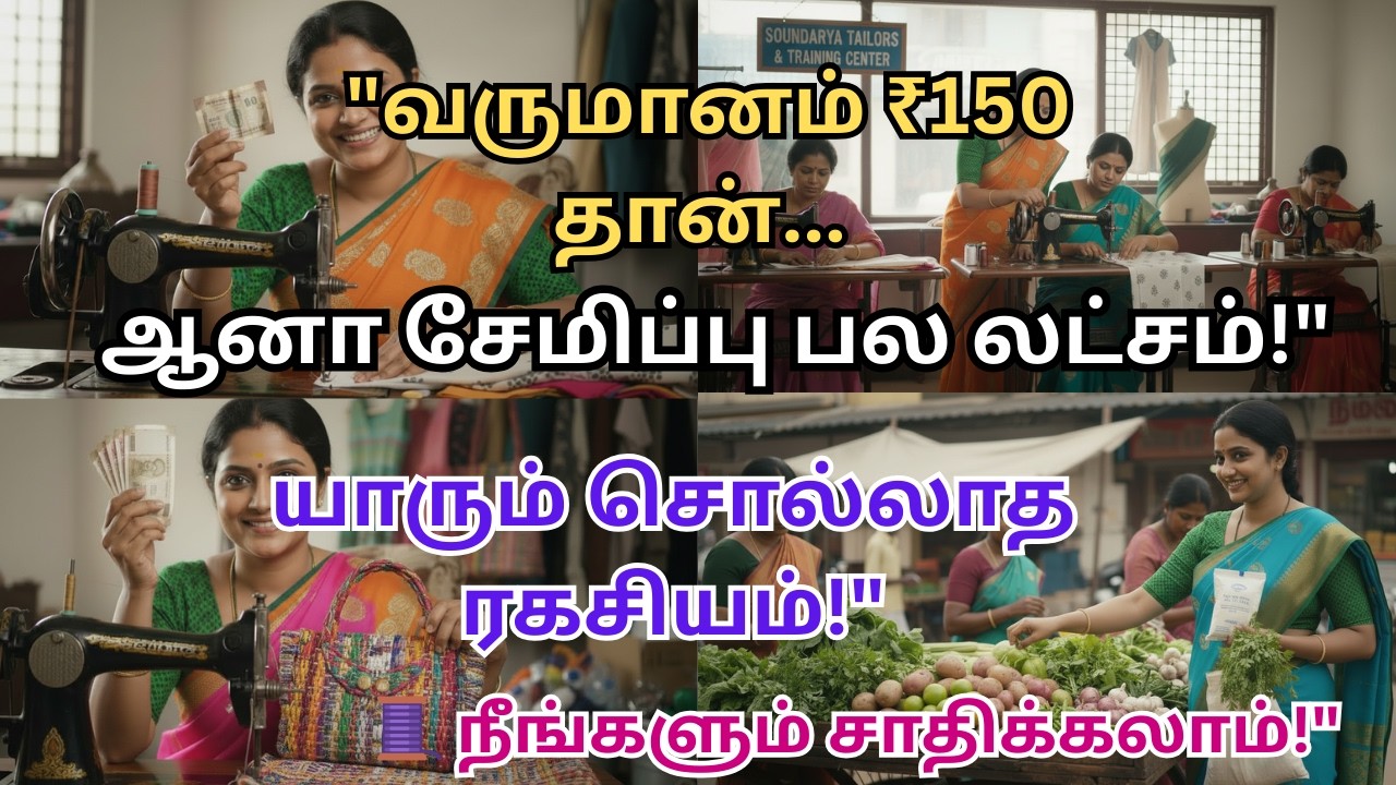 ₹150 வருமானத்தில் லட்சங்களை சேமிக்க முடியுமா? 😱 சௌந்தர்யா காட்டிய வழி! | Money Saving Hacks Tamil