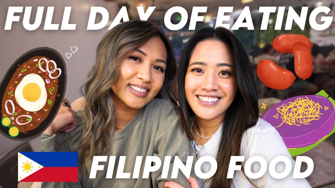Food Tour: Only Eating Filipino Food for 24 hours 🇵🇭