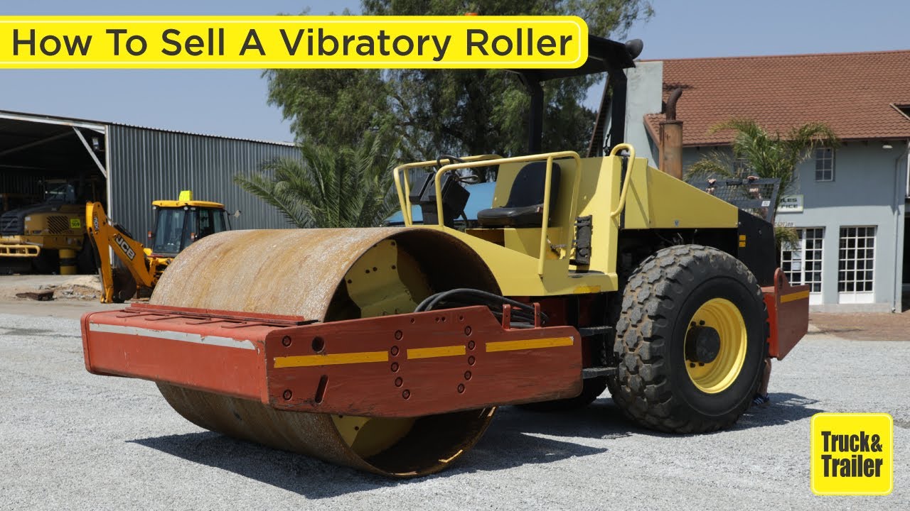 How to sell a used vibratory roller