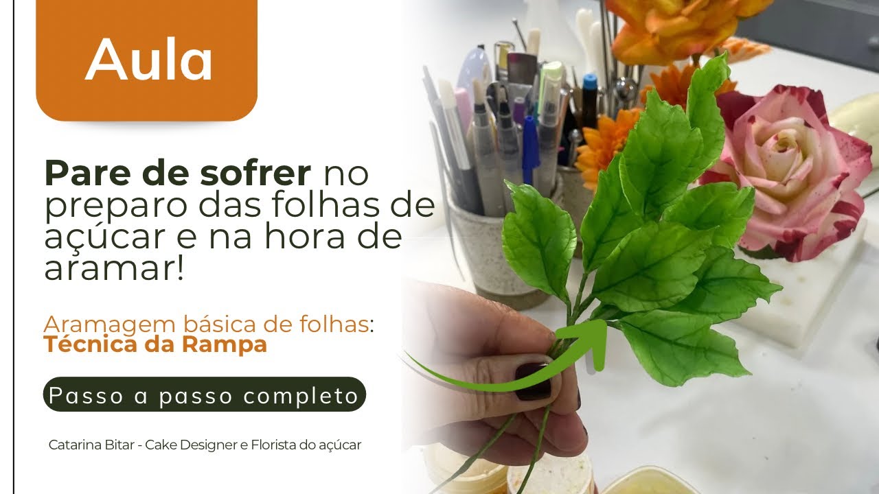 Pare de sofrer no preparo das folhas de açúcar e na hora de arama-las! 