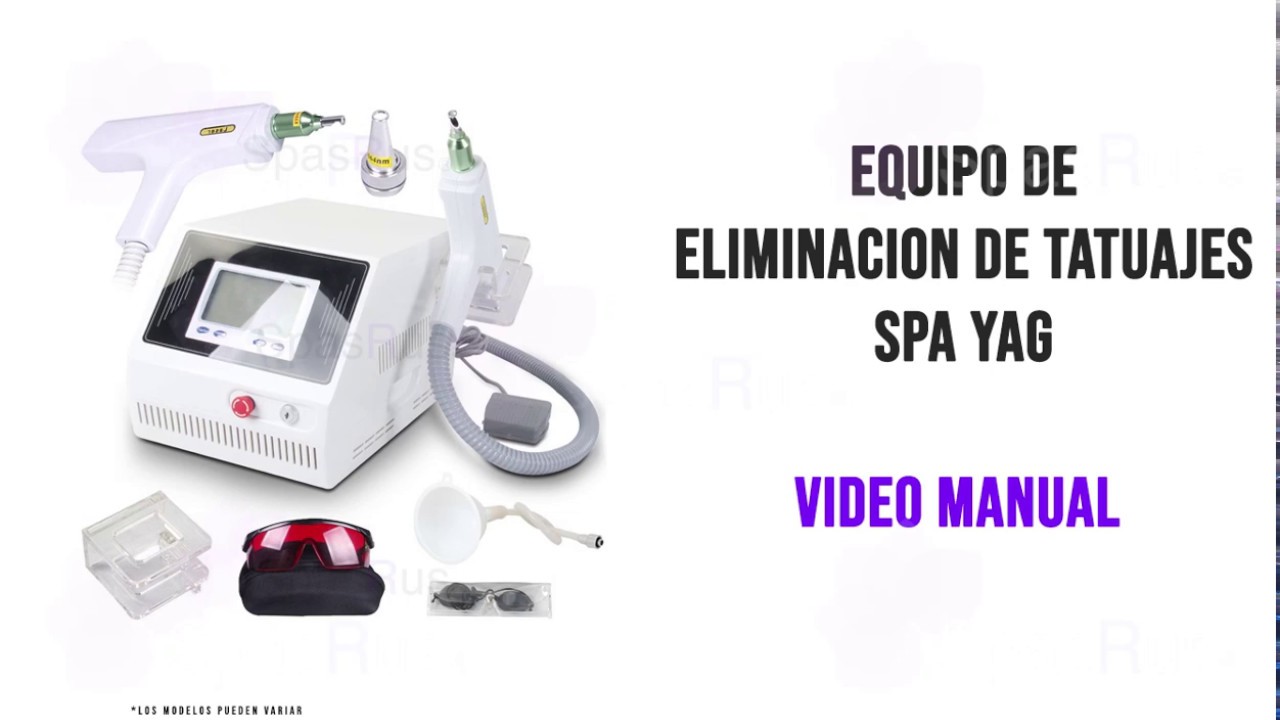 Equipo de Eliminacion de Tatuajes | Spa YAG (Video Manual)