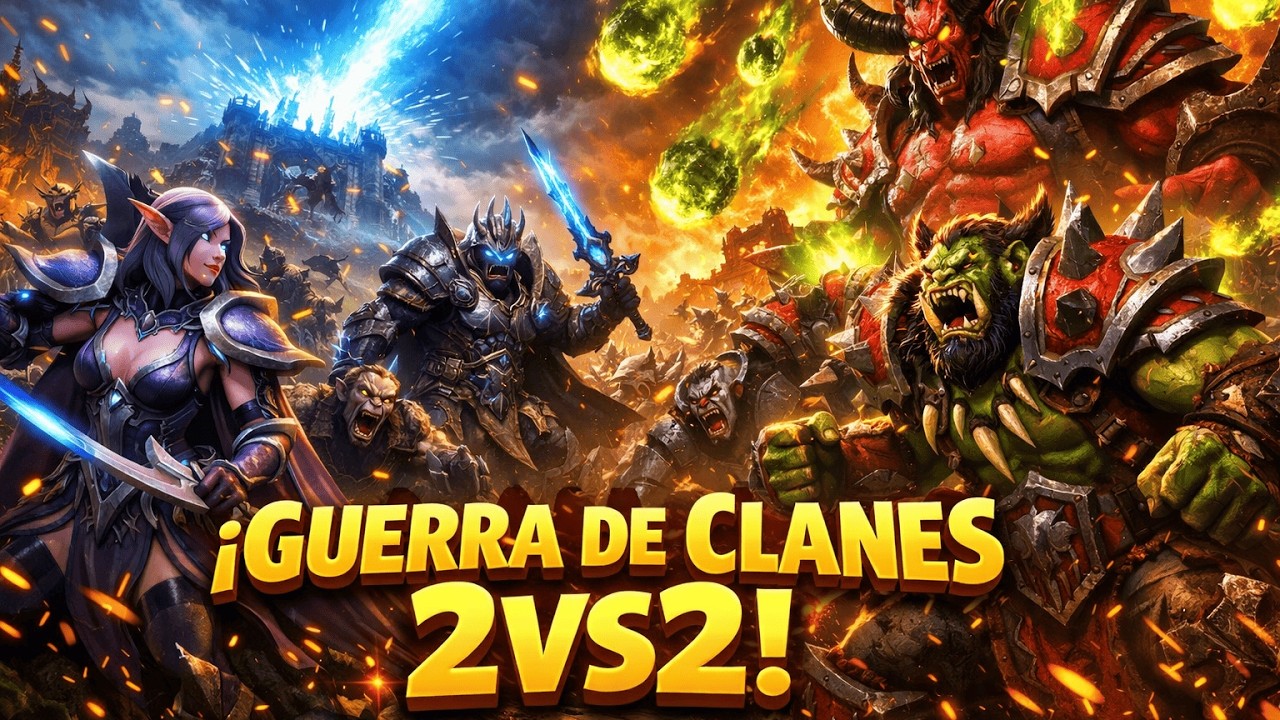¡NUEVO MODO 2VS2! La Guerra de Clanes más CAÓTICA de Survival Chaos - Torneo Fecha 14