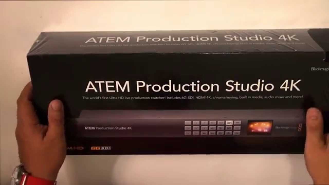 Unboxing - ATEM Production Studio 4K