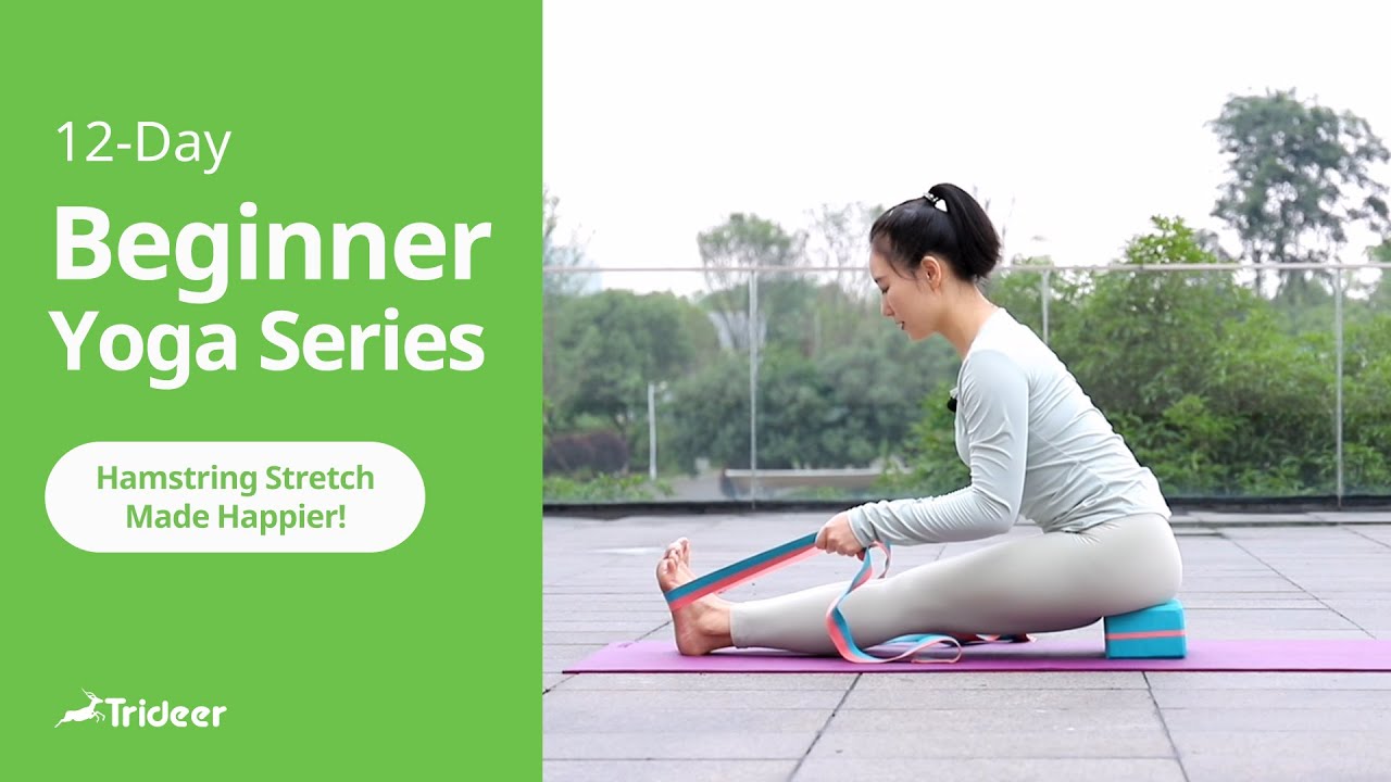 12-Day Beginner Yoga Series Hamstring Stretch Made Happier