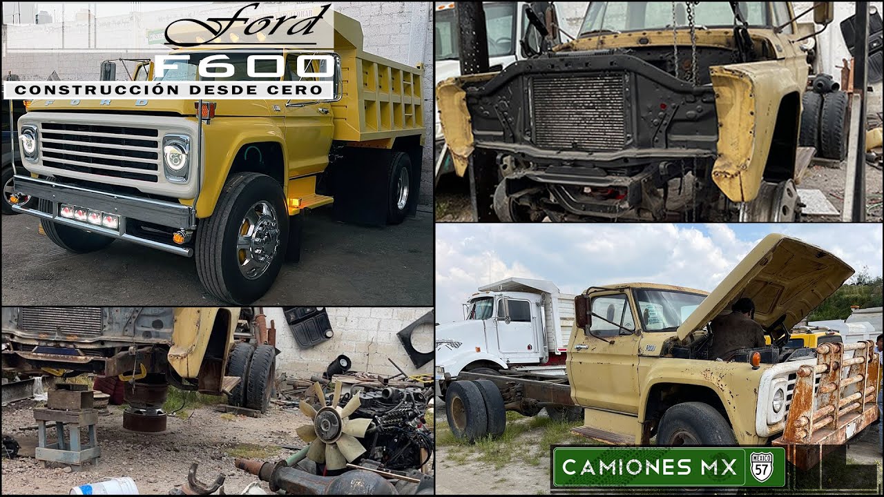 ¡Construcción desde cero de un Ford F600 'Pato de goma' (Anbar trucking) en Camiones Mx!