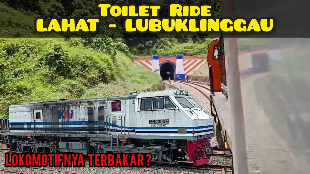 LAHAT - LUBUKLINGGAU Naik KA Bukit Serelo S9 | Spesial Toilet Ride‼️(Bagian 2)