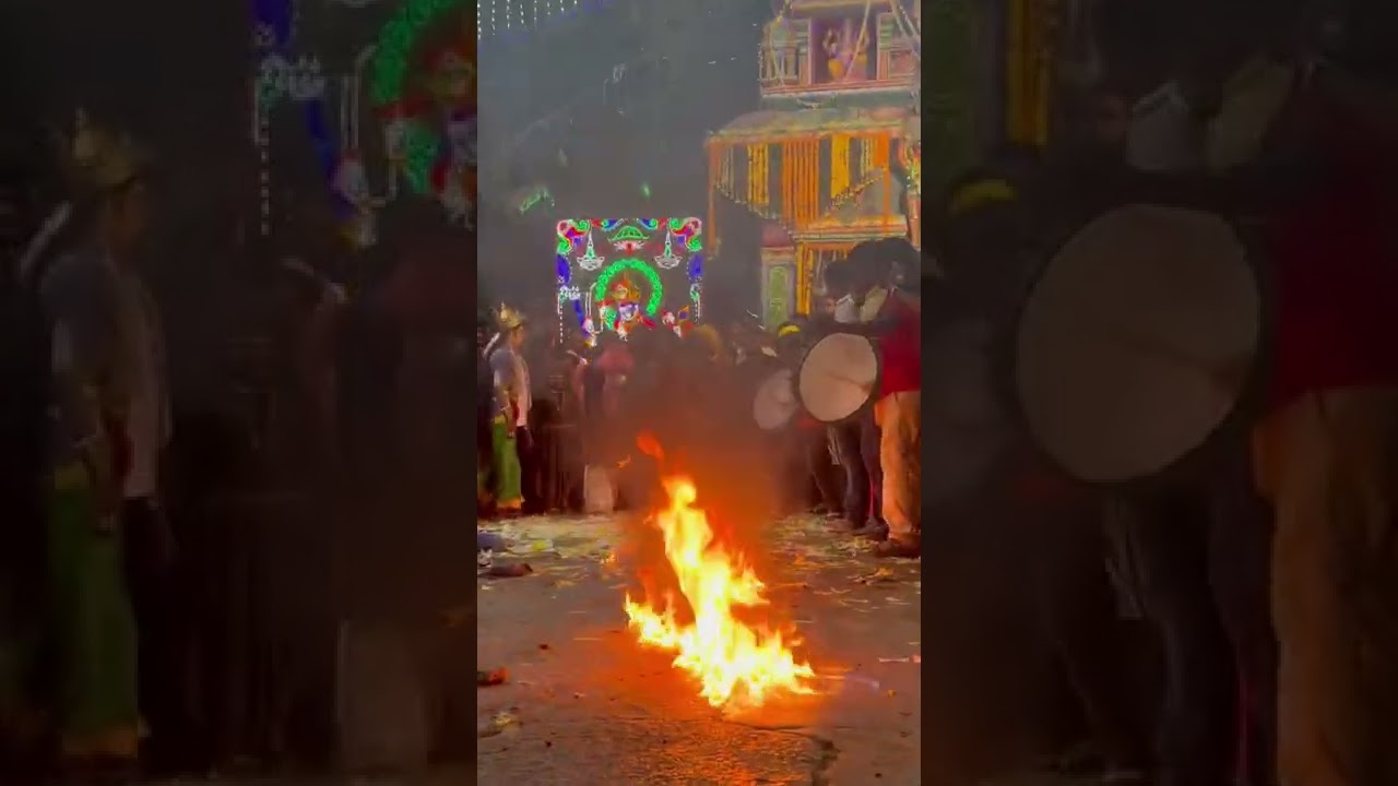 Kalika Dance on Fire | Secunderabad Bonalu 2022 | Superb Kali Natyam on Fire