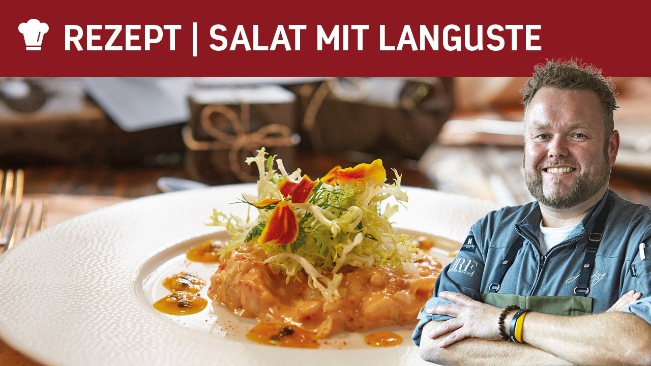 eismann | Stemberg Weihnachtsmenü | Salat von der Languste mit Passionsfrucht & Kräutern
