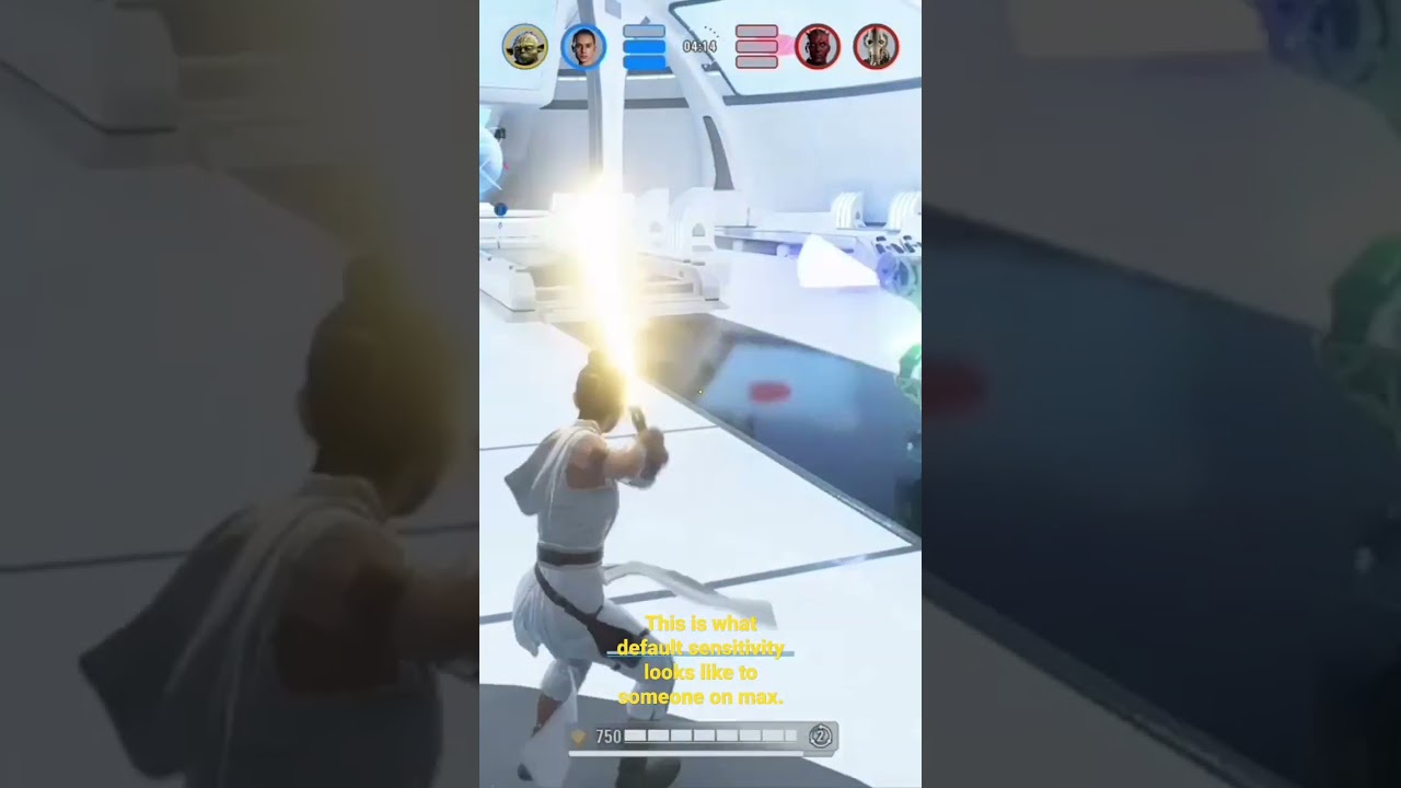 Use 100% sensitivity when on console and using lightsabers  ✌️ #battlefront2