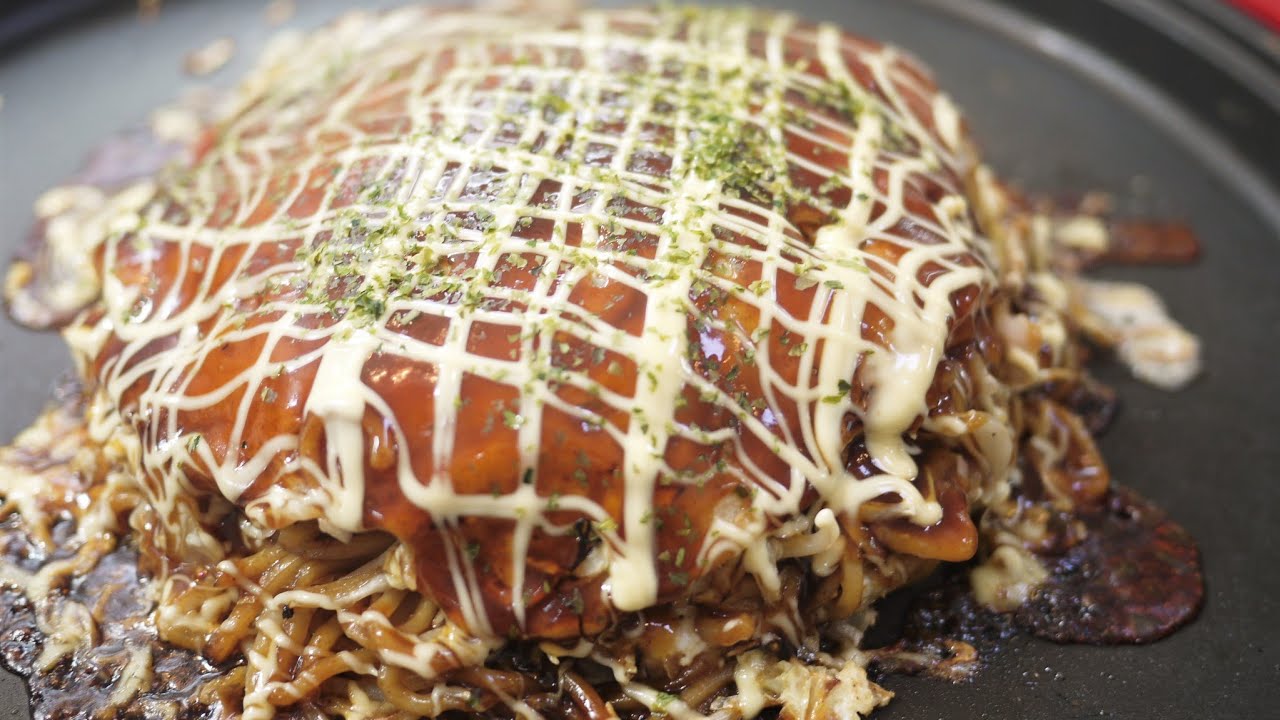 『広島風お好み焼き』☆お家で祭り気分！キャベツが美味い屋台の味のお好み焼きの作り方☆