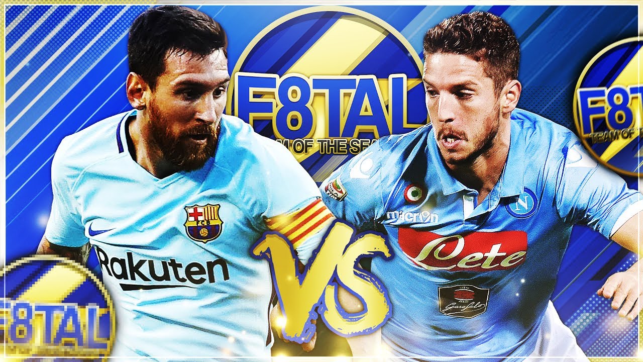 FIFA 17: F8TAL TOTS MESSI VS MERTENS SQUAD BUILDER SHOWDOWN 😈🔥