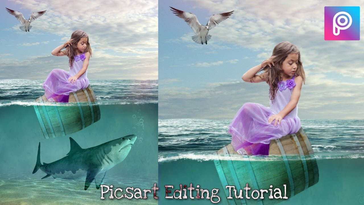 Under Water Fantasy Manipulation Effects | Picsart Editing Tutorial - Amazing Photo Editing 2020