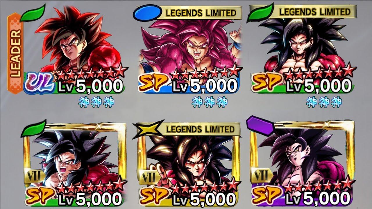 All the Super Saiyan 4 Goku!!!