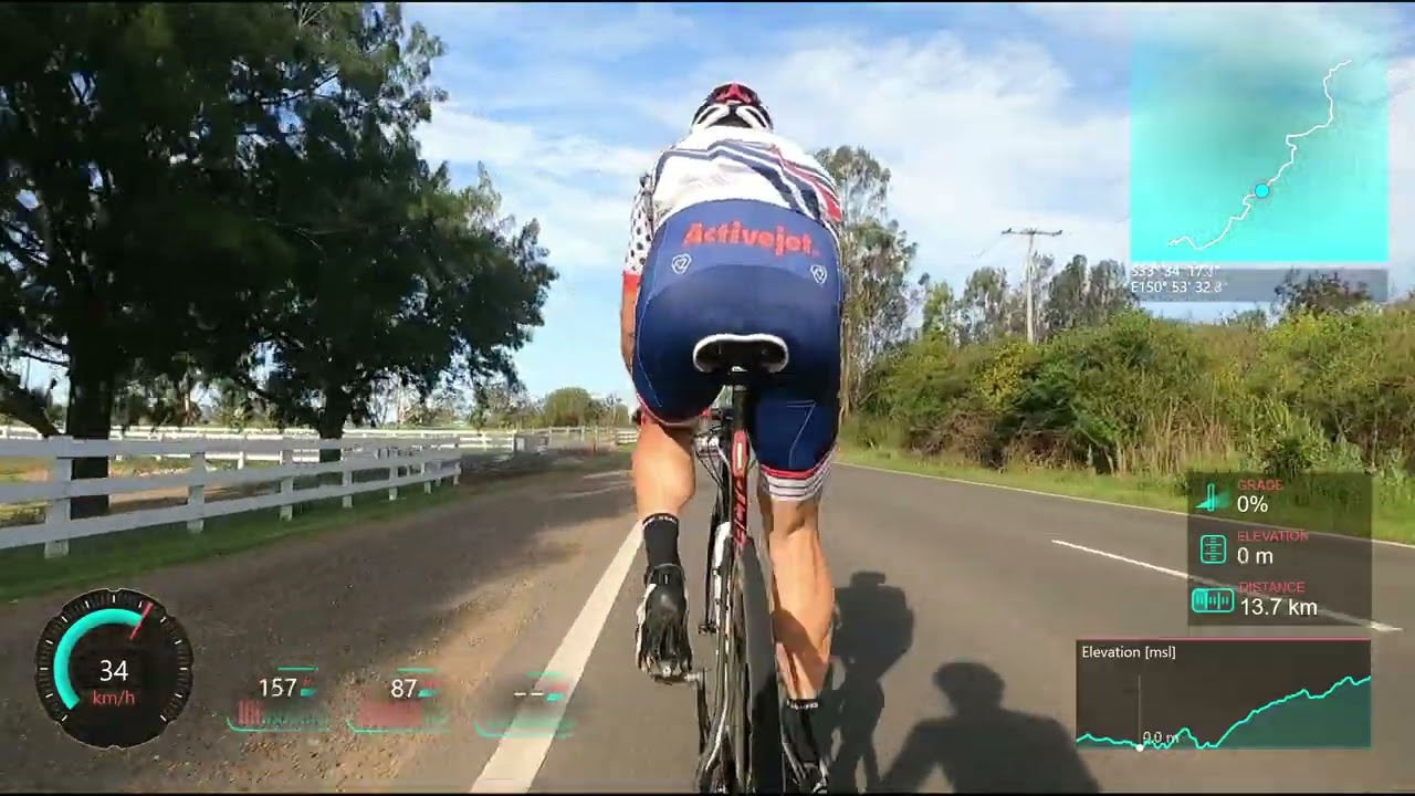[Indoor Cycling Motivation] Road Bike Australia Pitt Town to Wisemans Ferry