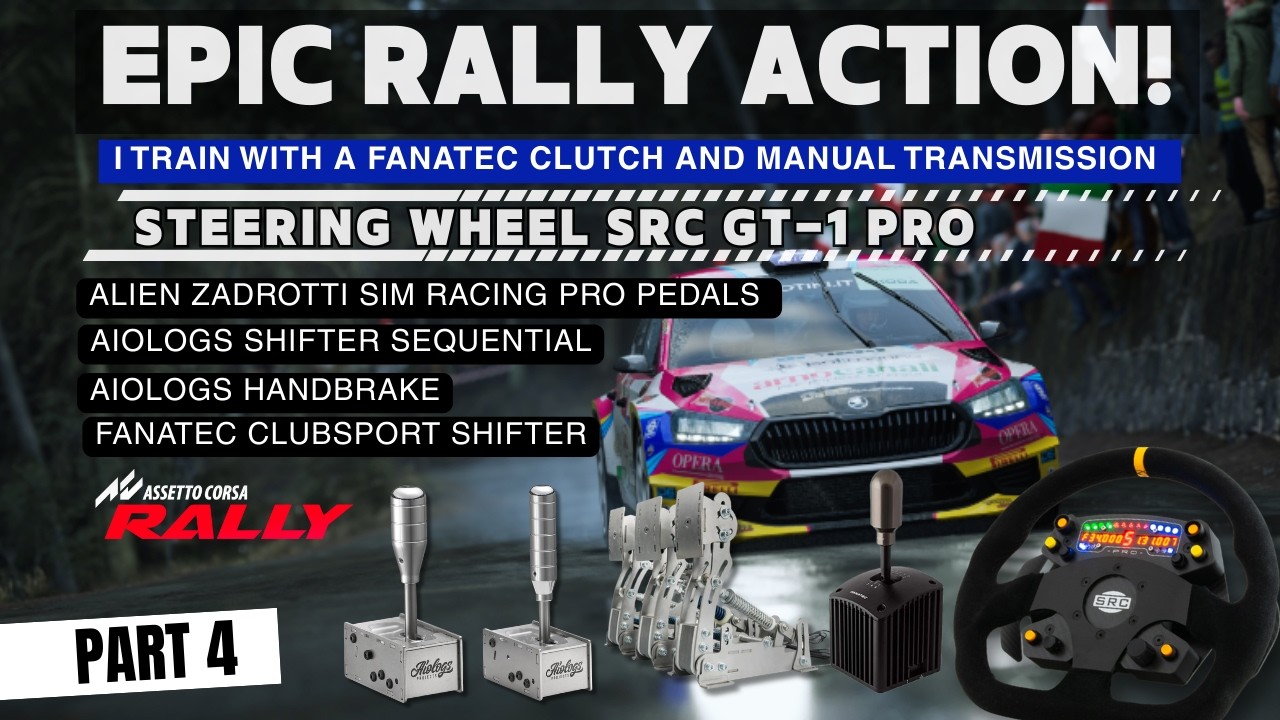ASSETTO CORSA RALLY | REAL RALLY FEEL | Steering Wheel SRC GT-1 PRO | PART 4 |