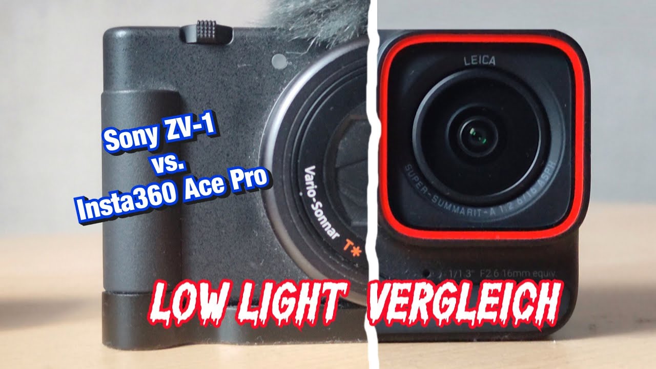 Low Light Test Sony ZV-1 vs. Insta360 Ace Pro