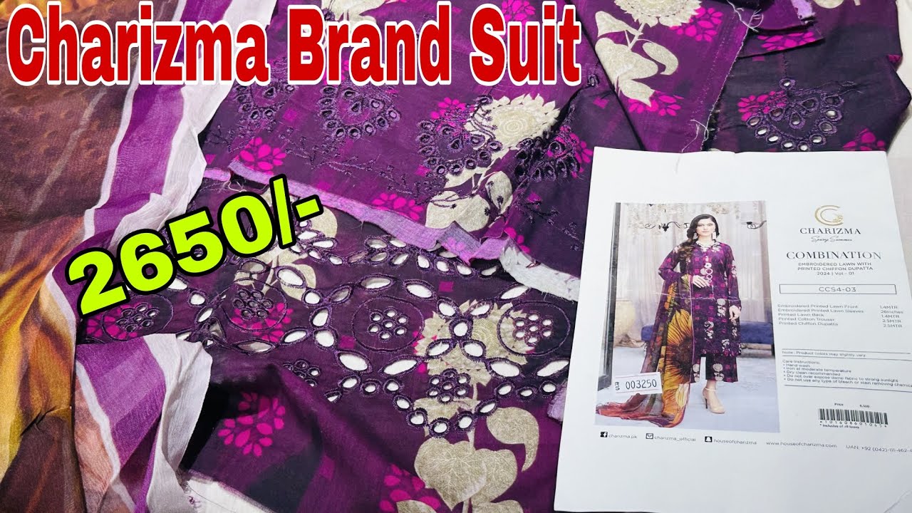 Charizma Brand ke Suit | 2650/- Price | Seema collection Roshanbagh Allahabad India