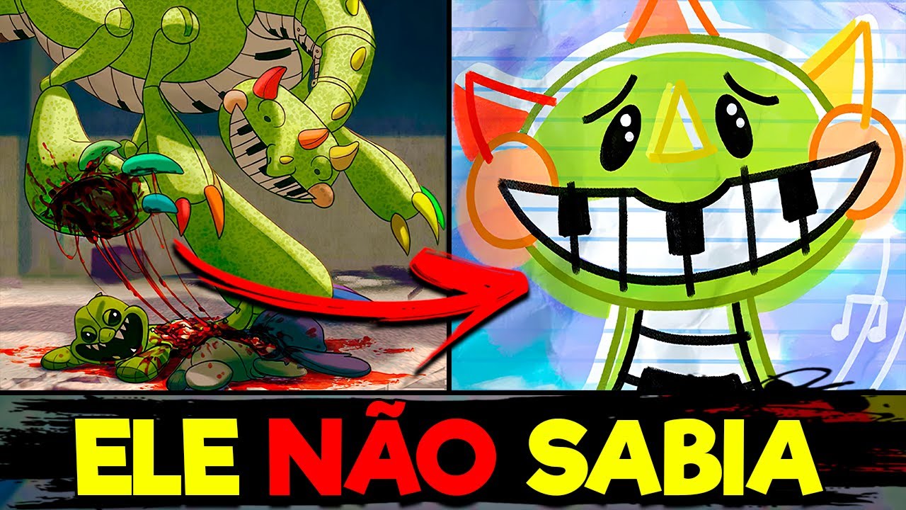 🚨URGENTE! Ele era um ALIADO! História OFICIAL de Pianosaurus em Poppy Playtime LANÇADA