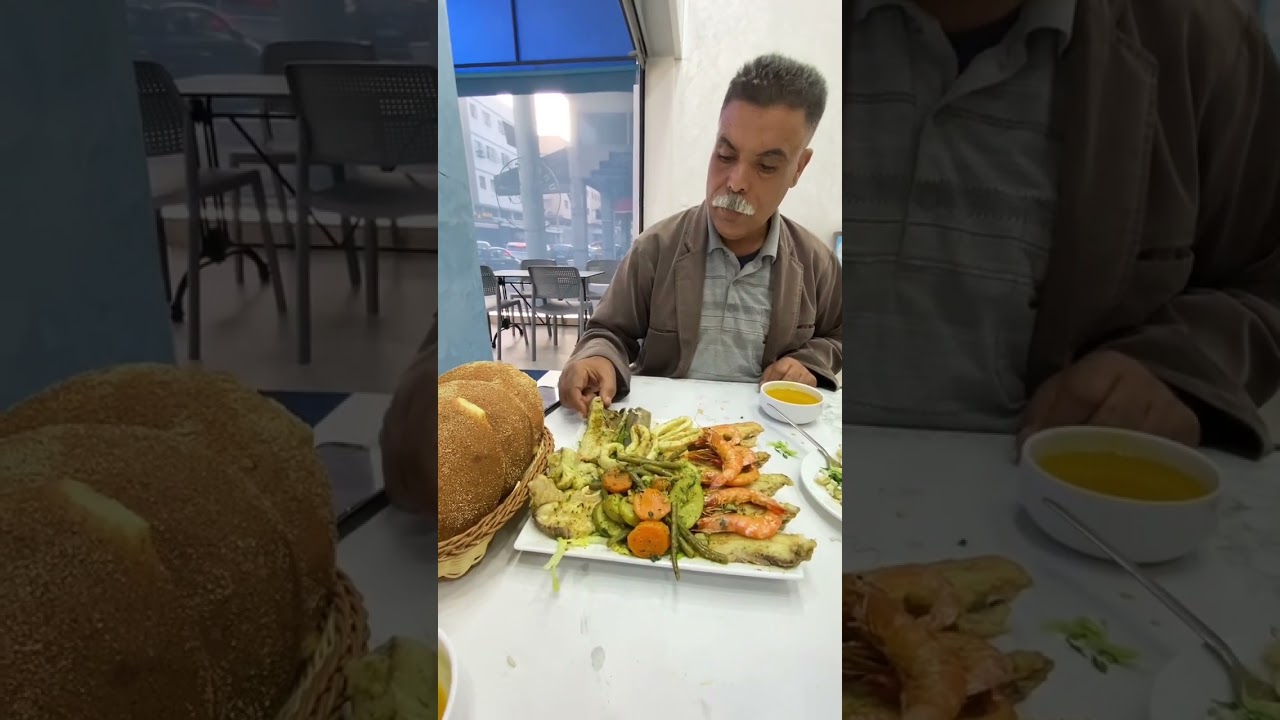 بوجمعة مشا عند احسن مطعم اسماك في البرنوصي الشاف يونس