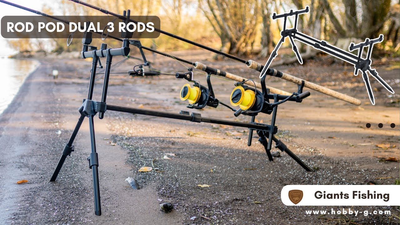 Giants Fishing Stojan Dual H-Rod Pod 3 Rods