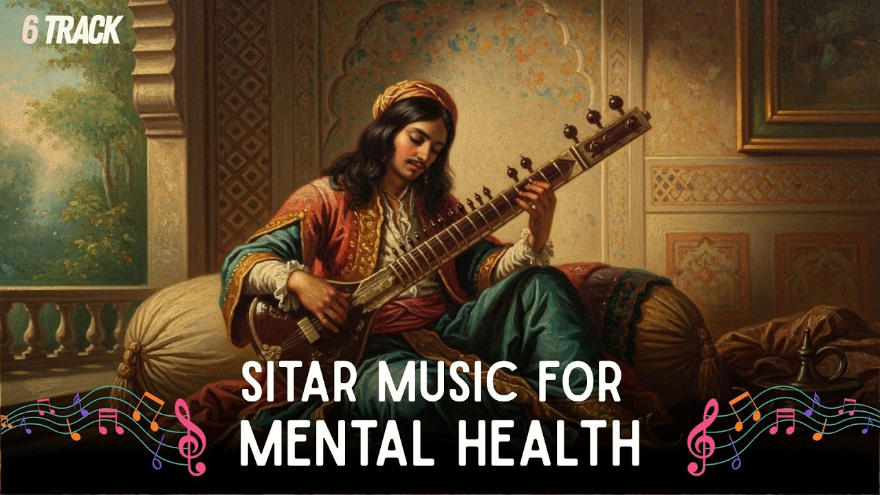 Sitar Music for Mental Health | Indian Classical Relaxation for Stress Relief & Peace