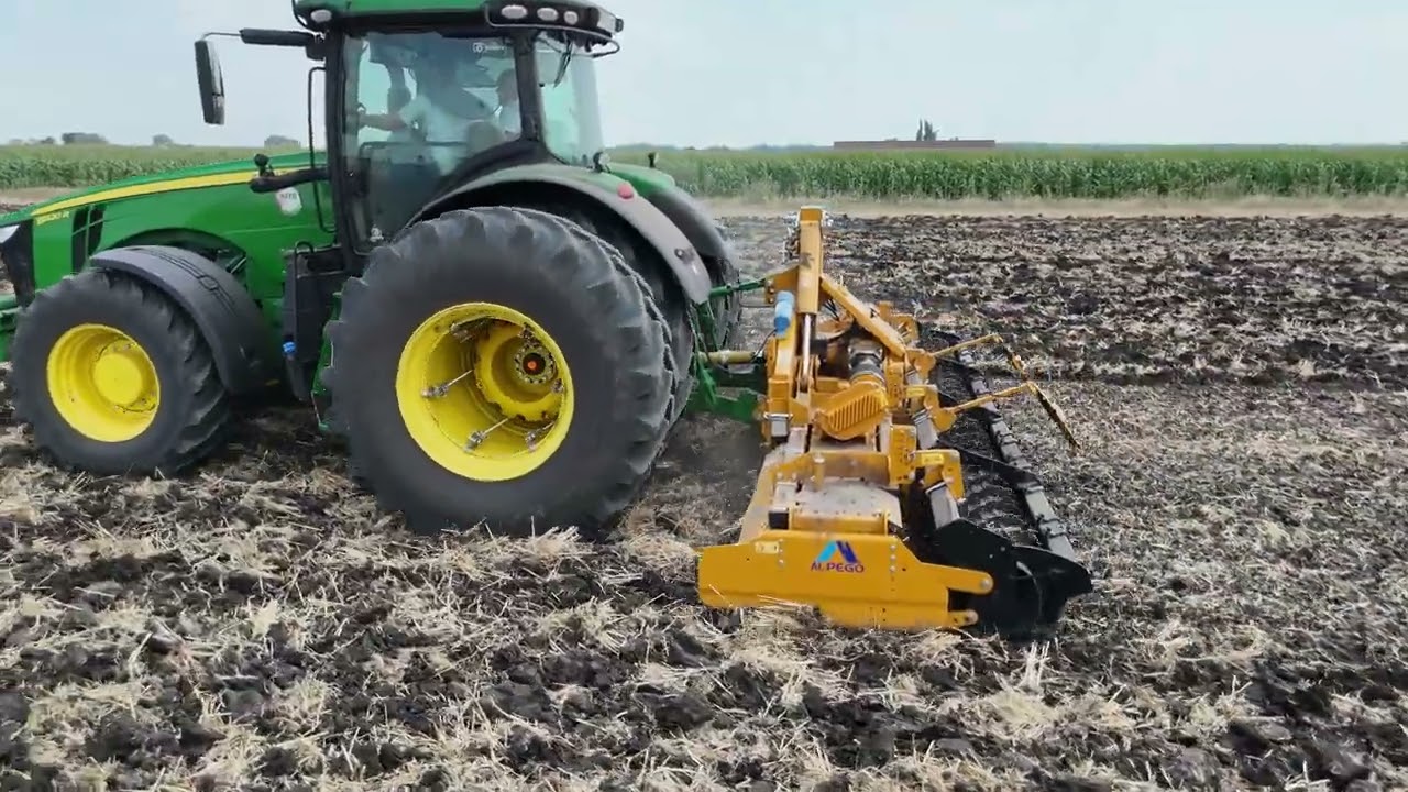 Alpego DMAX 600 forgóborona+John deere ✌️👌😎😉🌿#alpego #alpagro #johndeere