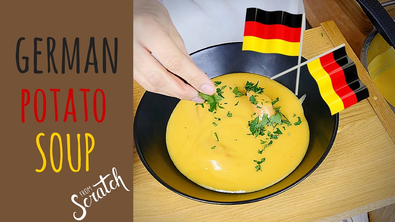 how to make german POTATO SOUP / (kartoffelsuppe) with 