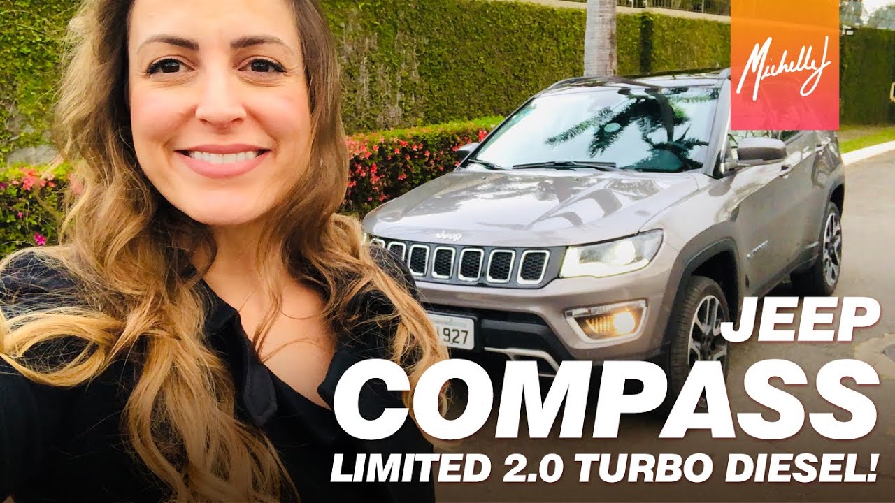Jeep Compass Limited 2.0 Turbo Diesel 2020 e novidades no canal!  Avaliação com Michelle J