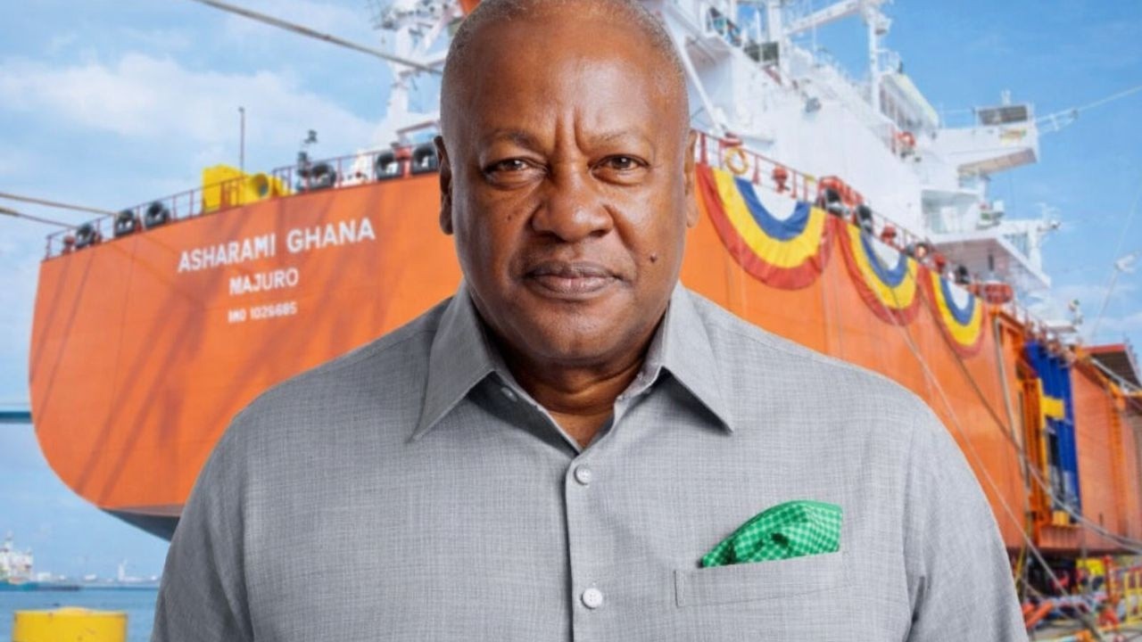 Mahama commissions new LPG carrier in South Korea 