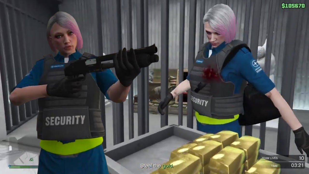 Mansion Raid 💥 NEW Mission 💣 PvP Gold Heist | GTA V Online | 