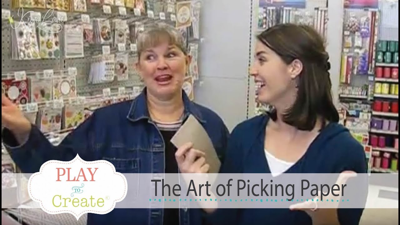 The Art of Picking Paper at a Scrapbooking Store