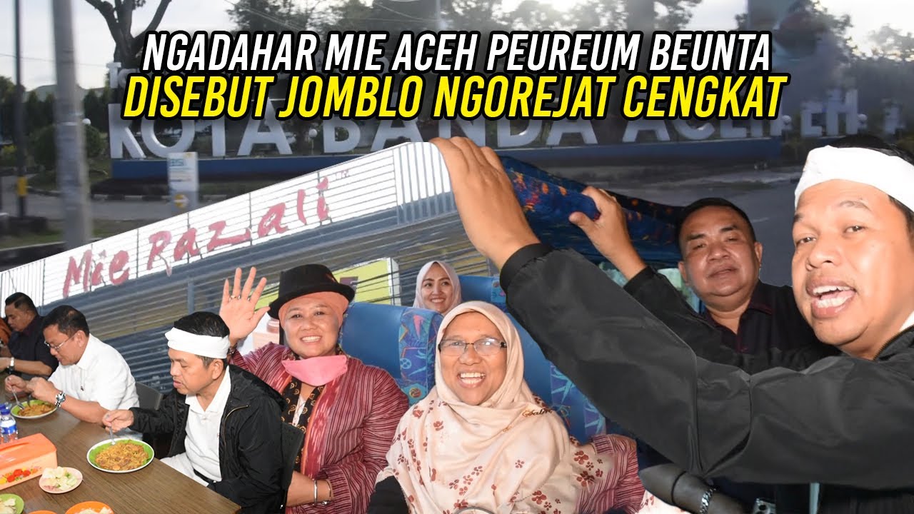 KUNJUNGAN KE ACEH-KANG DEDI DIGODAIN SESAMA ANGGOTA DPR-LANGSUNG LAHAP MAKAN MIE ACEH