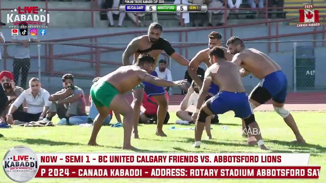 1st Sami final Match Abbotsford Lions Vs. BC Calgary Friends