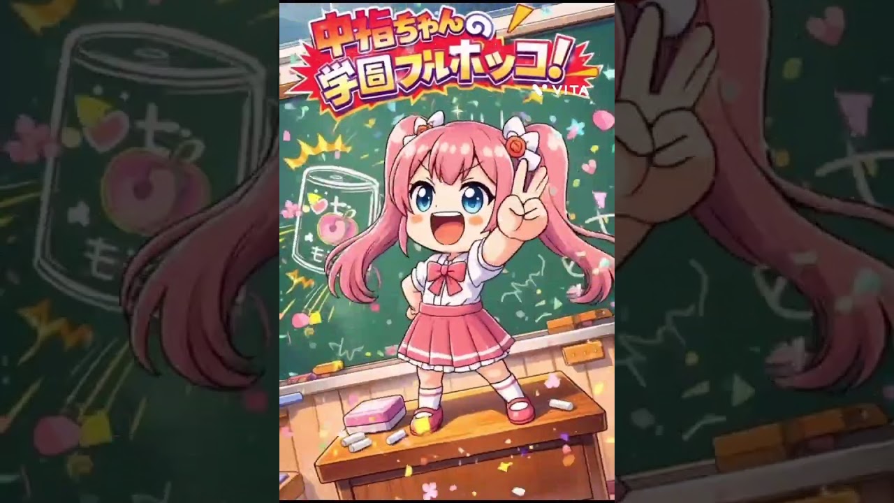 【電波ソング】中指ちゃんの学園フルボッコ！【SUNO AI楽曲】