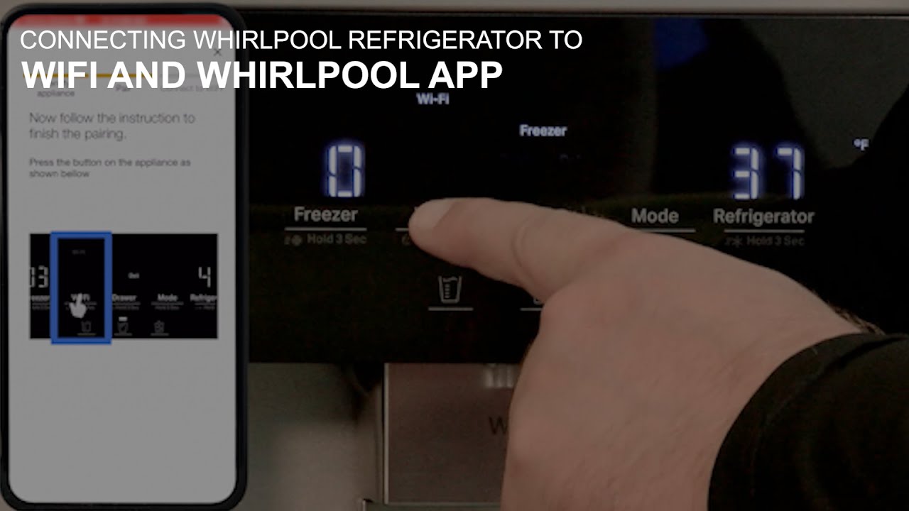 How to Connect Whirlpool Refrigerator to WiFi Using the Whirlpool App